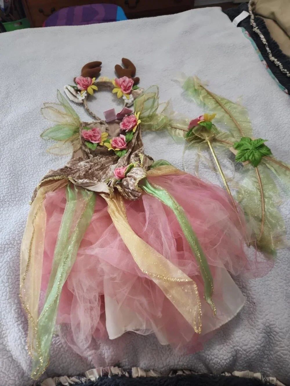 Fairy Dust Woodlands Fairy Deer Halloween costume dress up Size 6X